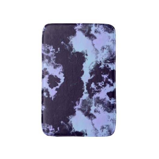 Mitternacht Angel Blue Badematte (Vorderseite Vertikal)