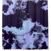 Mitternacht Angel Blue Duschvorhang (Vorderseite)