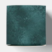 Mitternacht Aquamarin Romance | Dunkler Satiny Gru Geschenkschachtel (Oben)