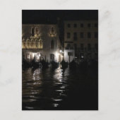 Mitternacht auf der Postkarte des Canal Grande (Vorderseite)