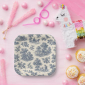 Mitternacht auf der Wiese - Teller von Blue Toile (Party)