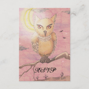 Mitternacht Augen Niedlich Owl UAWG Gothic RSVP Karte