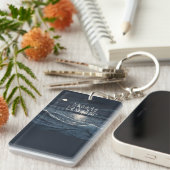 Mitternacht-Bibliophile-Logo-Schlüsselanhänger Schlüsselanhänger (Vorderseite rechts)