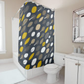 Mitternacht-Blätter Duschvorhang (Beispiel)