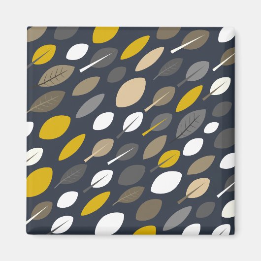 Mitternacht-Blätter Magnet (Vorne)