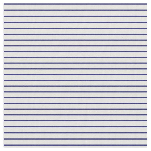 Mitternacht Blau & Minze Cream Muster Stoff (Nahaufnahme)