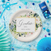 Mitternacht blaue Blütenblütenpapierplatte für den Pappteller (Party)