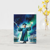 Mitternacht Blaze - Abschluss der High School - Fe Karte (Gelbe Blume)