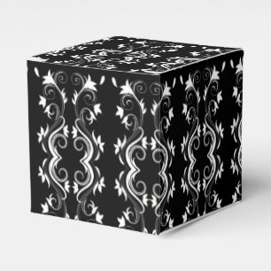 Mitternacht Bloom Favor Box Geschenkschachtel