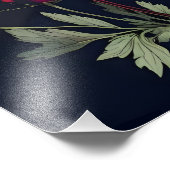 Mitternacht Bloom Fotodruck (Ecke)