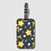 Mitternacht Bloom Gepäckanhänger (Vorderseite Vertikal)
