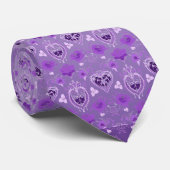 Mitternacht Bloom Krawatte (Gerollt)