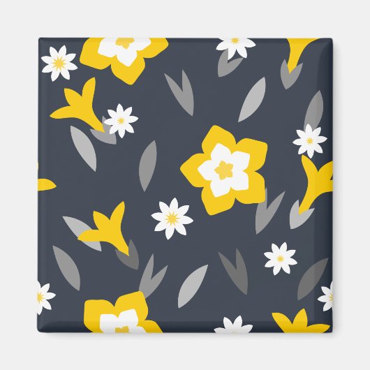 Mitternacht Bloom Magnet (Vorne)