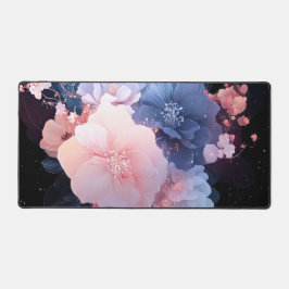 Mitternacht Bloom Schreibtischunterlage