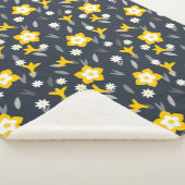 Mitternacht Bloom Sherpadecke (3/4)