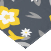 Mitternacht Bloom Tischdecke (Schrägansicht)