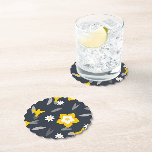 Mitternacht Bloom Untersetzer (Vor Ort)