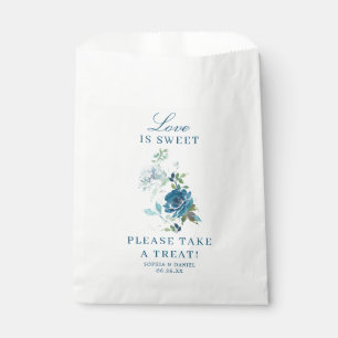 Mitternacht Blooms floral Gefallen Beutel Liebe is Geschenktütchen