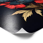 Mitternacht Blooms Fotodruck (Ecke)