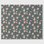 Mitternacht Blooms Geschenkpapier (Flach)