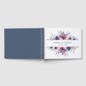 Mitternacht Blooms | Hochzeit Gästebuch (Voll)