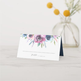 Mitternacht Blooms | Hochzeit Platzkarte