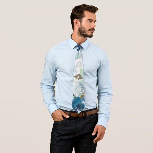 Mitternacht Blooms Wedding Attire Neck Tie Krawatte (Beispiel)