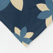 Mitternacht Blossom Blanket Fleecedecke (Ecke)