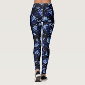 Mitternacht Blossom Dream Leggings (Rückseite)