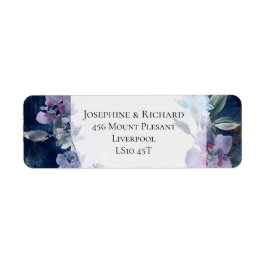 Mitternacht Blue Anemone blühende, rustikale Schön