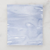 Mitternacht Blue Celestial Night Sky Wedding Platzkarte (Innenseite Aufgefaltet)