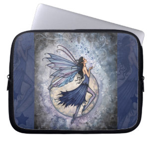 Mitternacht Blue Faiasy Fantasy Laptop Sleeve