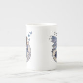 Mitternacht Blue Fairy Porzellantasse (Vorderseite)