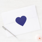 Mitternacht Blue Heart Sticker (Umschlag)