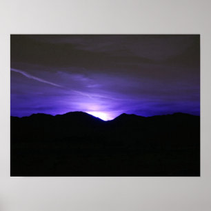 Mitternacht Blue Sky Poster