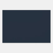 Mitternacht Blue Solid Geschenkpapier Set (Vorderseite 2)