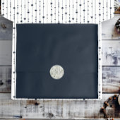 Mitternacht Blue Solid Seidenpapier