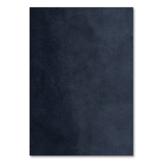 Mitternacht Blue String Lights Hochzeiten Tischnum Tischnummer (Rückseite)