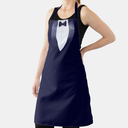 Mitternacht Blue Tuxedo Bib Waiters Kostüme Schürz Schürze (InSitu)