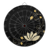 Mitternacht-Blume Dartscheibe (vorne)