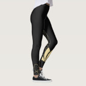 Mitternacht-Blume Leggings (Rechts)