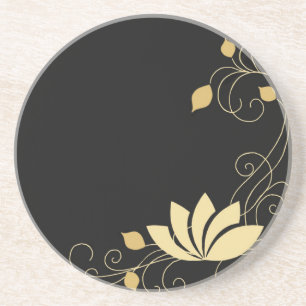 Mitternacht-Blume Untersetzer