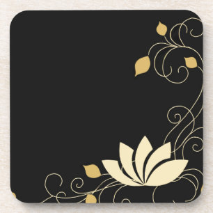 Mitternacht-Blume Untersetzer