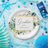 Mitternacht Blush Blues Abschluss Pappteller (Party)