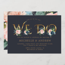 Mitternacht blütenblaue Blüte wir Hochzeit