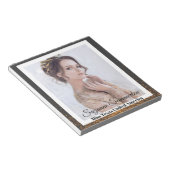 Mitternacht Bronze Pageant Autograph Pad - Dunkler Notizblock (angewinkelt)