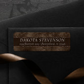 Mitternacht Bronze Romance | Satiny Grunge Damask