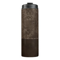 Mitternacht Bronze Romance | Satiny Grunge Damask