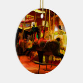 Mitternacht Carousel Ride Keramikornament (Rechts)