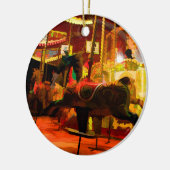 Mitternacht Carousel Ride Keramikornament (Links)